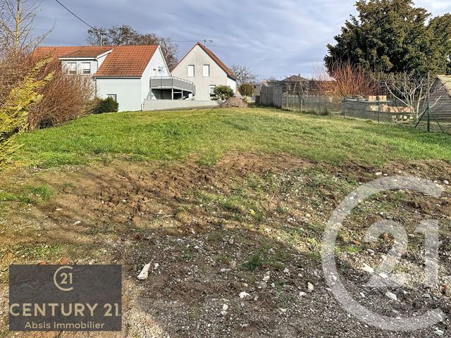 terrain à vendre - 760.0 m2 - MITTELSCHAEFFOLSHEIM - 67 - ALSACE - Century 21 Absis Immobilier